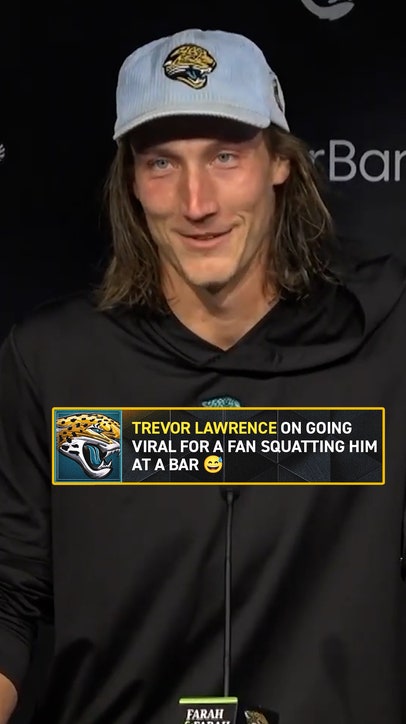 Trevor Lawrence addresses the viral video of a fan squatting him at a bar 😅