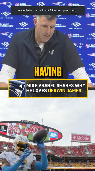 Mike Vrabel loves and respects Derwin James 