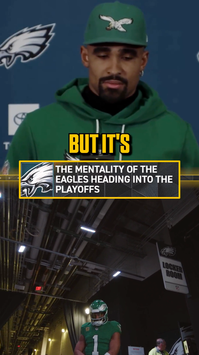 The Eagles are LOCKED IN ahead of their matchup against the 49ers