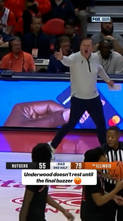 Brad Underwood doesn't care what the final score is 😂