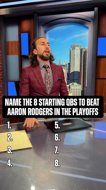 Nick Wright vs. Danny Parkins: Can you name the 8 starting QBs to beat Aaron Rodgers in the playoffs? 🤔