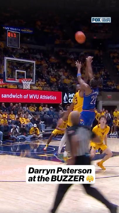 Darryn Peterson showing up for Kansas 😤