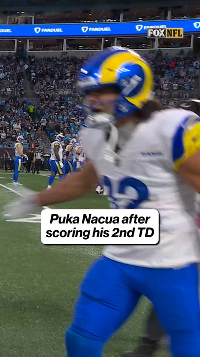 Puka Nacua scores first 2 TDs for the Rams 💪