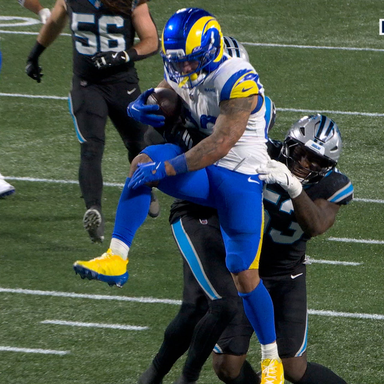 Image for Matthew Stafford finds Kyren Williams for -yard TD, giving Rams lead over Panthers | NFL Highlights