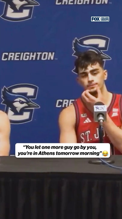 Rick Pitino jokes about sending Lefteris Liotopoulos home to Athens because of poor play 