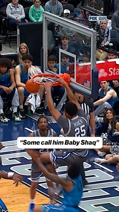 Baby Shaq to the rack 💪