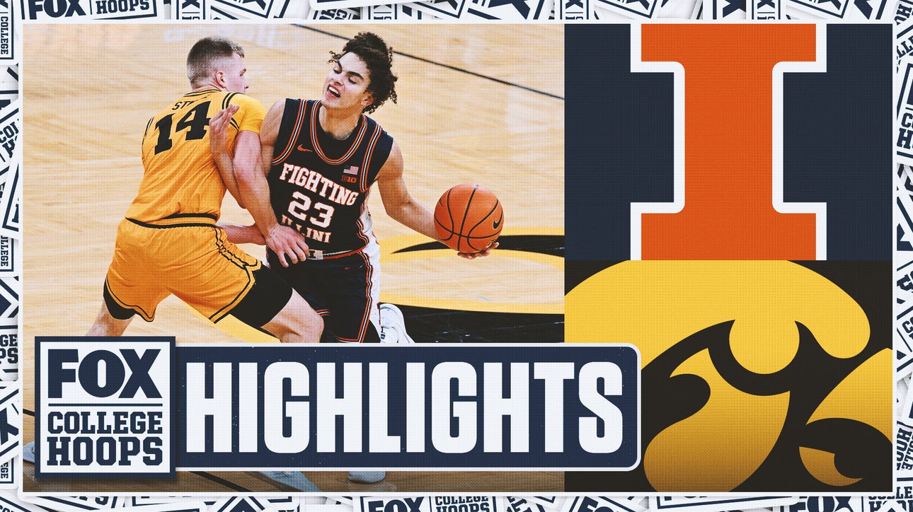 No. 16 Illinois Fighting Illini vs. No. 19 Iowa Hawkeyes Highlights 🏀 FOX College Hoops