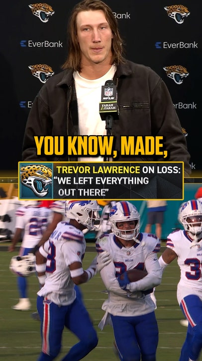 Trevor Lawrence REACTS to falling just short against Bills 😥