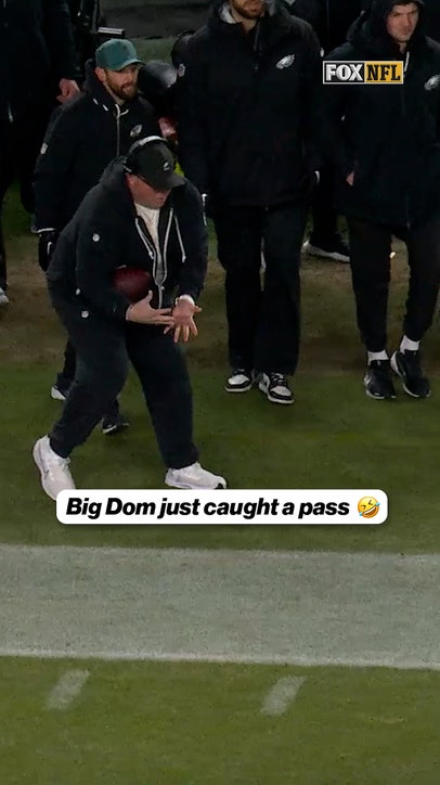 Big Dom got HANDS 🏈 