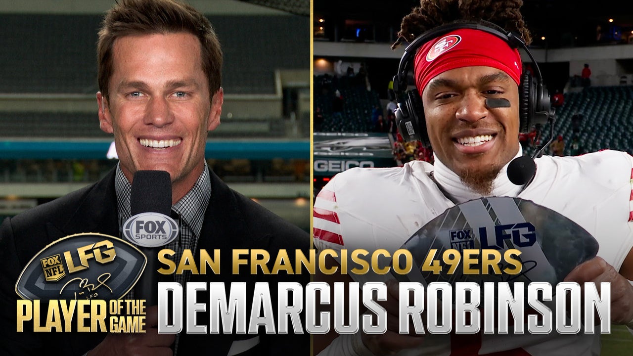 Tom Brady's LFG Player of the Game: 49ers WR Demarcus Robinson 🏆 Wild Card Round 