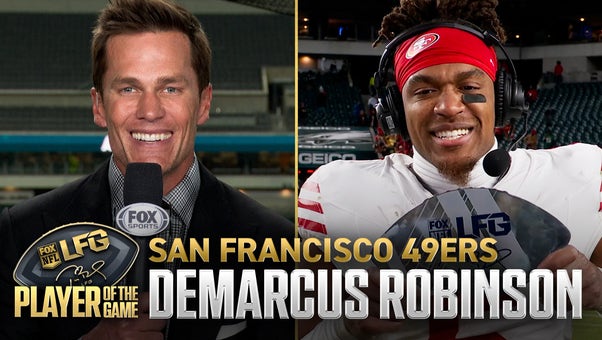 Tom Brady's LFG Player of the Game: 49ers WR Demarcus Robinson 🏆 Wild Card Round 