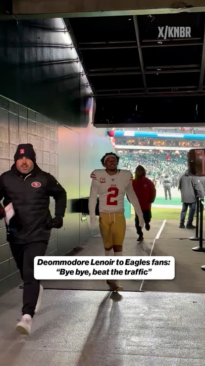 Lenoir says bye to Eagles fans 🥶