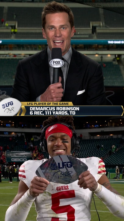 Demarcus Robinson is Tom Brady's LFG Player of Game 🏆