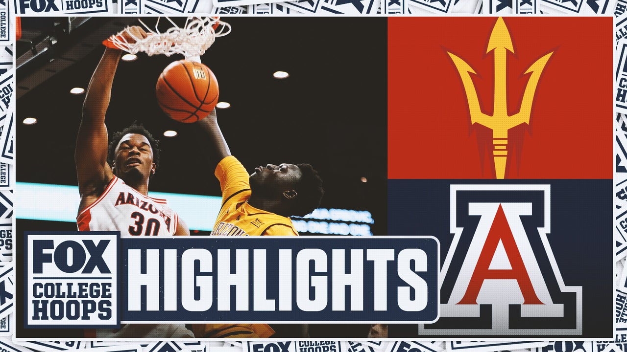 Arizona State Sun Devils vs. No. 1 Arizona Wildcats Highlights 🏀 FOX College Hoops