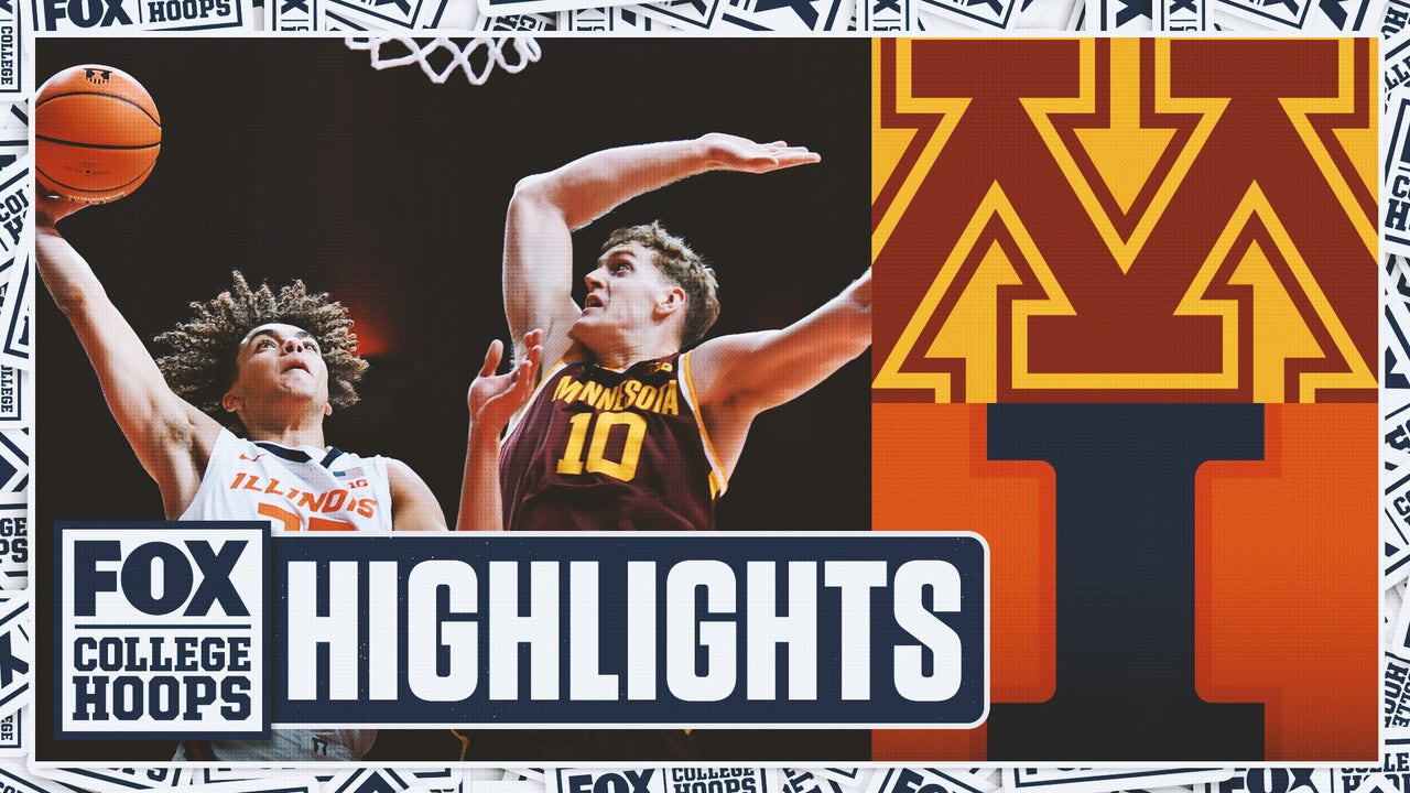 No. 13 Illinois Fighting Illini vs. Minnesota Golden Gophers Highlights 🏀 FOX College Hoops