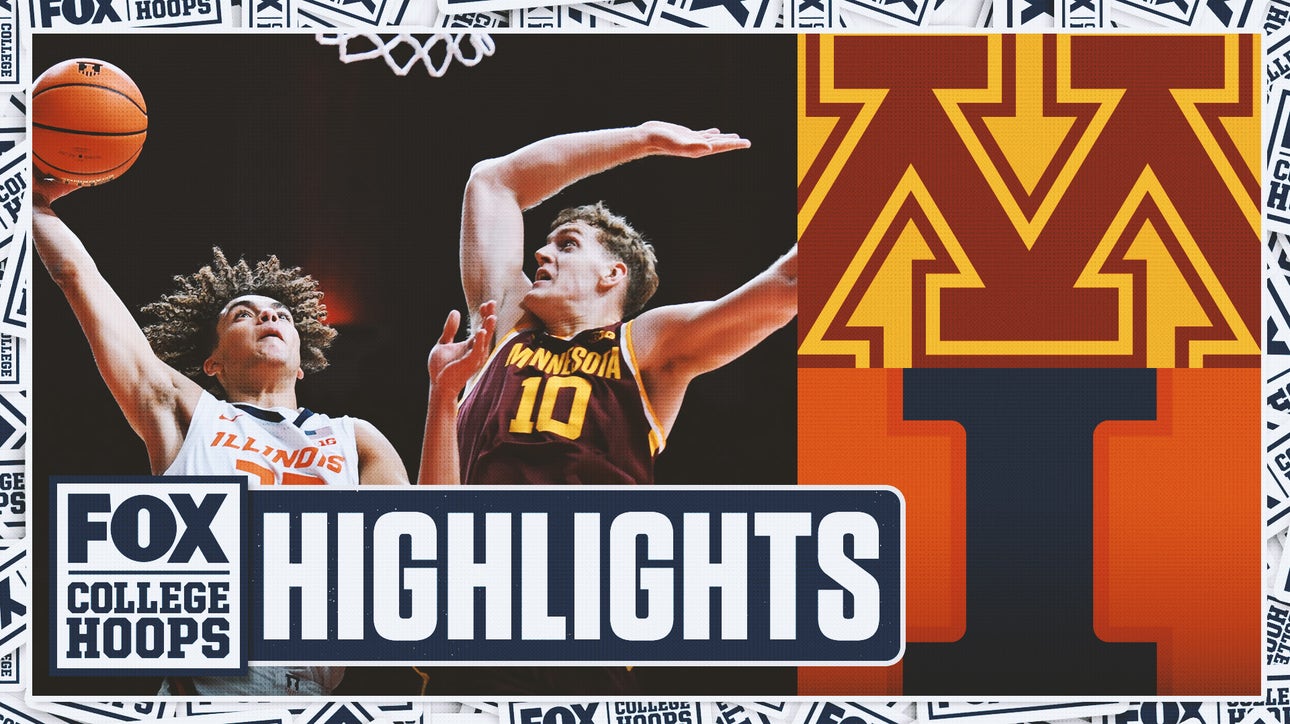 No. 13 Illinois Fighting Illini vs. Minnesota Golden Gophers Highlights 🏀 FOX College Hoops