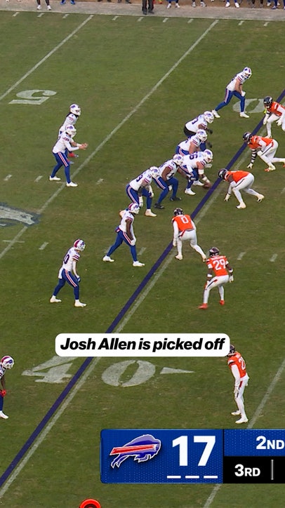 It's been a tough game for Josh Allen 😬
