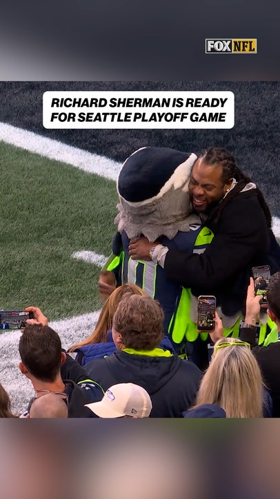 Richard Sherman in the house to watch Seahawks vs. 49ers! 🙌