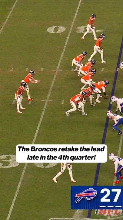 Broncos lead with less than a minute remaining! 🤯