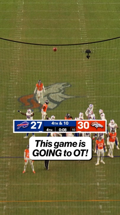 Matt Prater sinks the FG to send this game to OT 👀