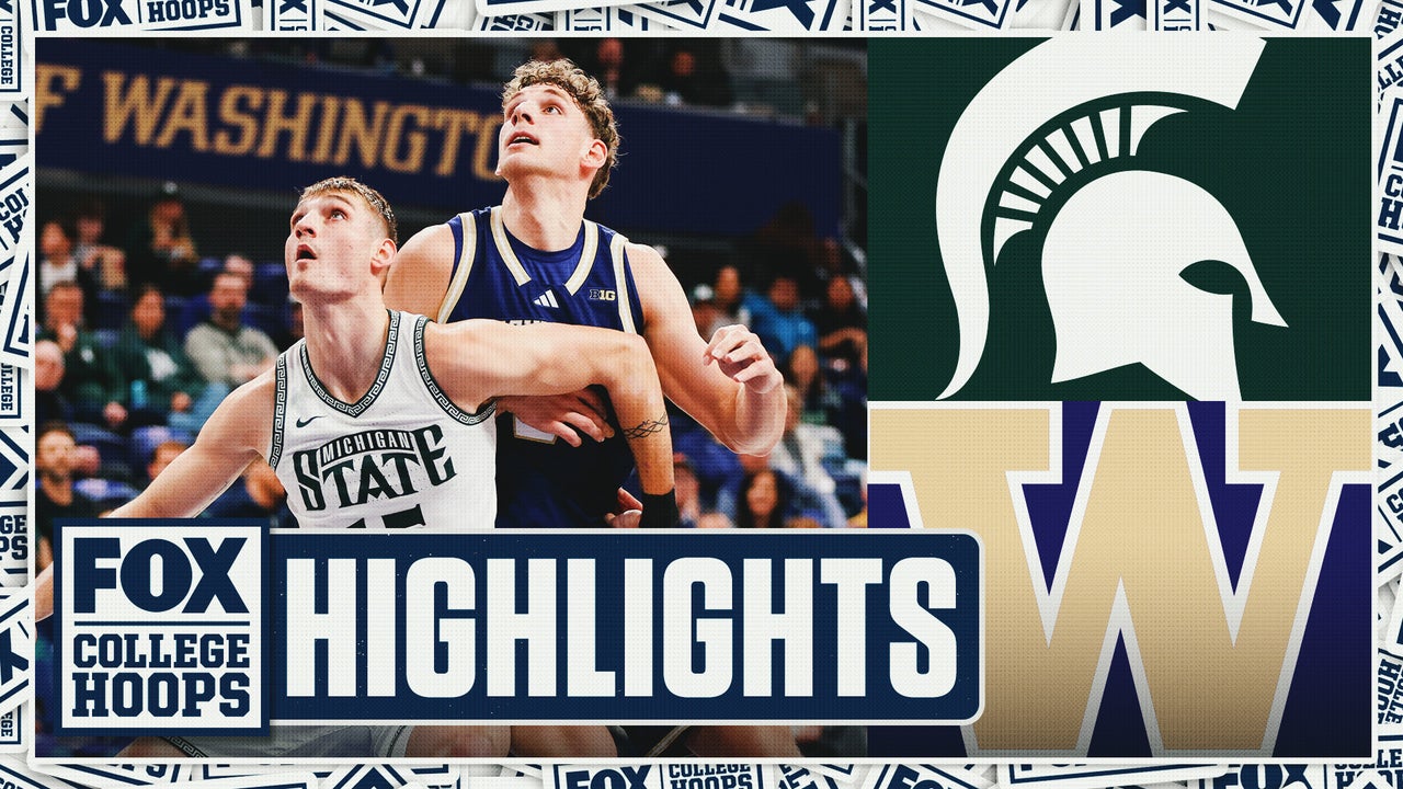 No. 12 Michigan State Spartans vs. Washington Huskies Highlights 🏀 FOX College Hoops