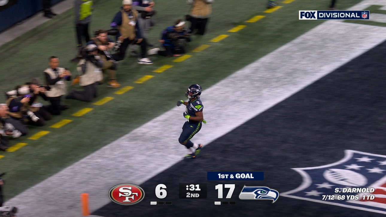 Kenneth Walker III rushes for seven-yard TD to extend Seahawks' lead over 49ers | NFL Highlights