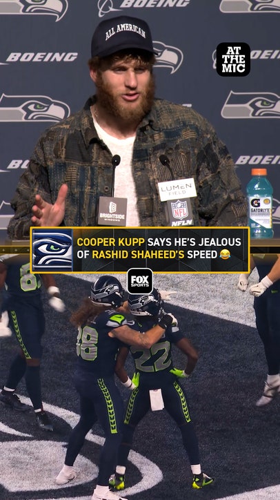 Cooper Kupp couldn't believe how fast Rashid Shaheed was 😂