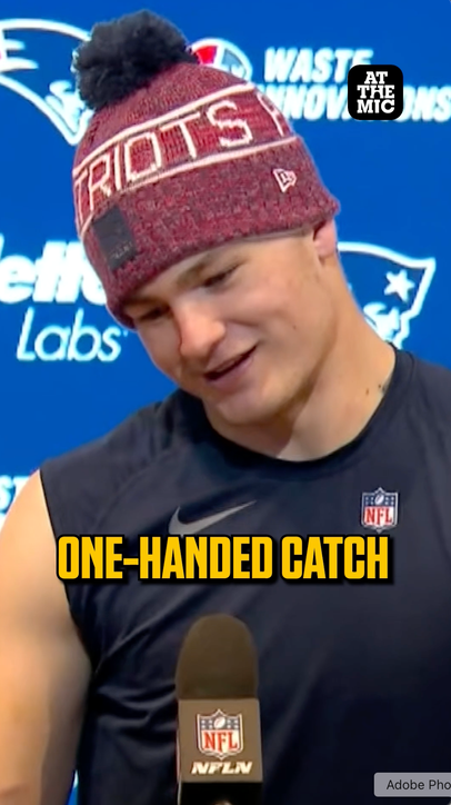 Drake Maye on Kayshon Boutte's one-handed TD 