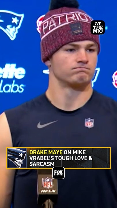 Drake Maye on Mike Vrabel’s tough love 🔥💪