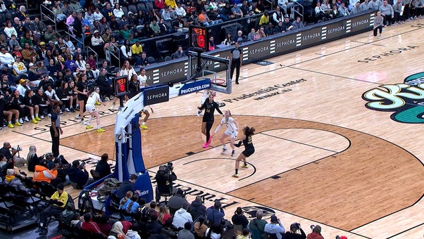Vanderbilts' Aubrey Galvan Beats the Shot Clock With a Deep 3 vs. Michigan