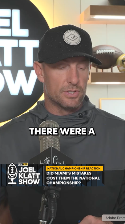 Did Miami's mistakes cost them the national championship? 🤔🏆