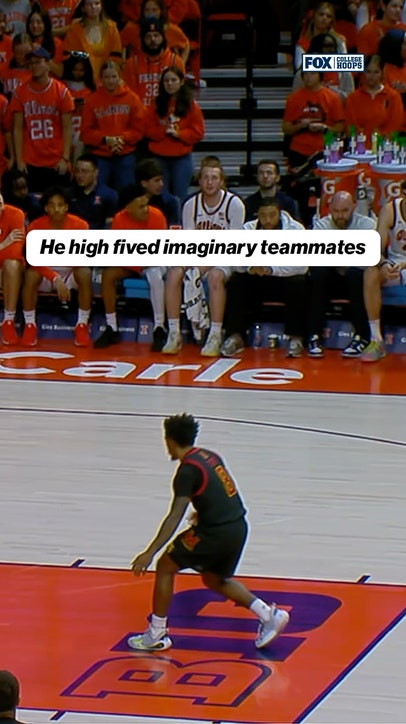 Got to respect the free throw shooting routine 😂