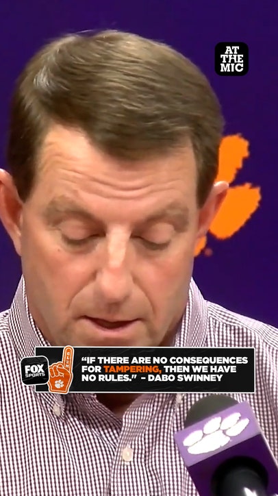 Dabo Swinney breaks down alleged tampering in College Football