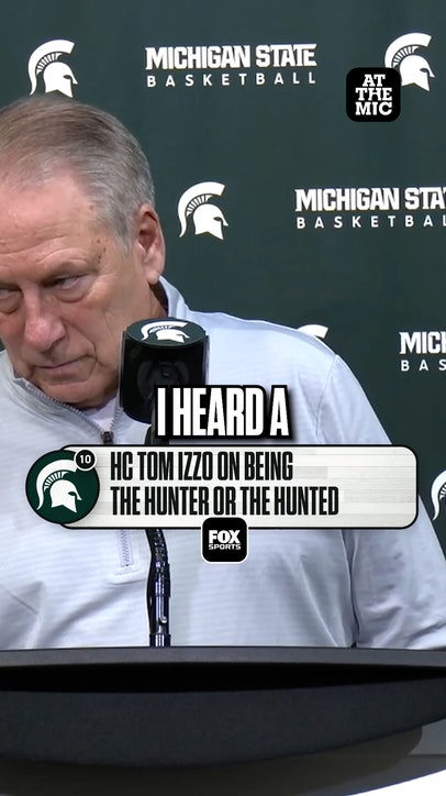 Tom Izzo: 'I like being the hunter, because that means you're somebody' 😤