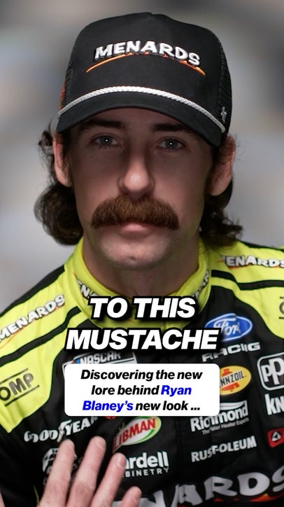 Ryan Blaney explains why he's rocking a mustache 🥸