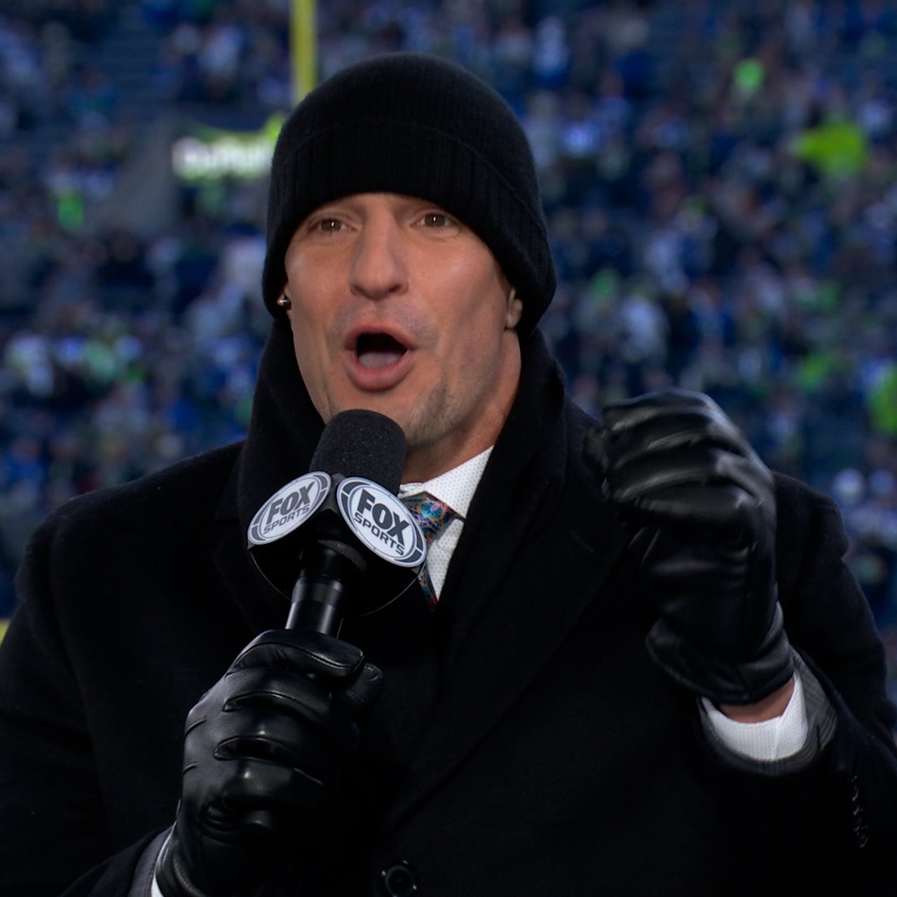 Patriots head BACK to Super Bowl 🚨 Gronk reacts to win over Broncos in AFC  Championship | FOX Sports