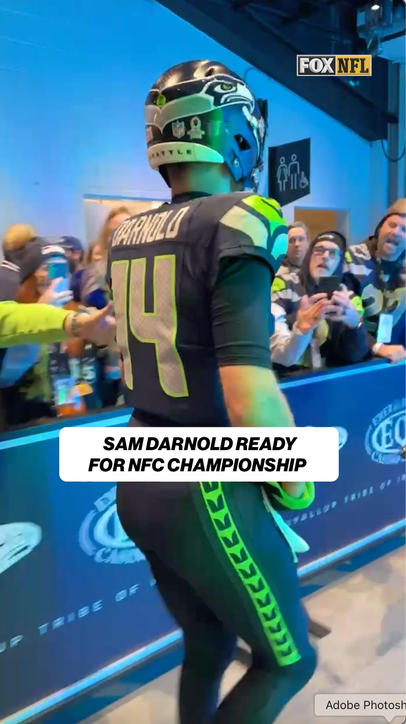 Sam Darnold is READY for the NFC Championship 😤