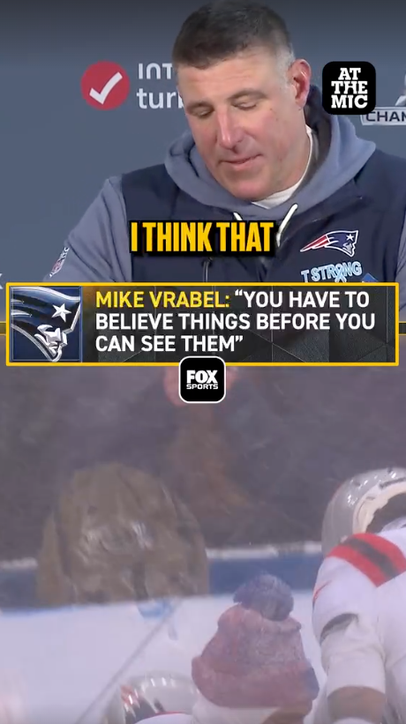 Mike Vrabel was asked if he ever envisioned being in the Super Bowl this fast 😤