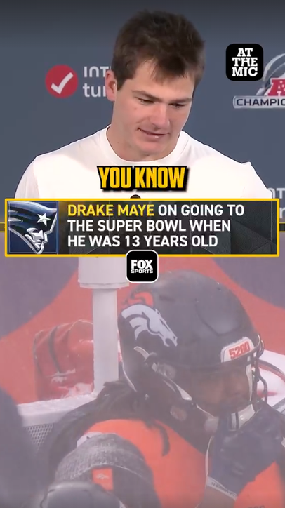 It's full circle for Drake Maye 🔥