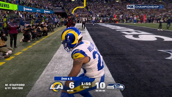 Matthew Stafford finds Kyren Williams for nine-yard TD to give Rams a lead over Seahawks | NFL Highlights