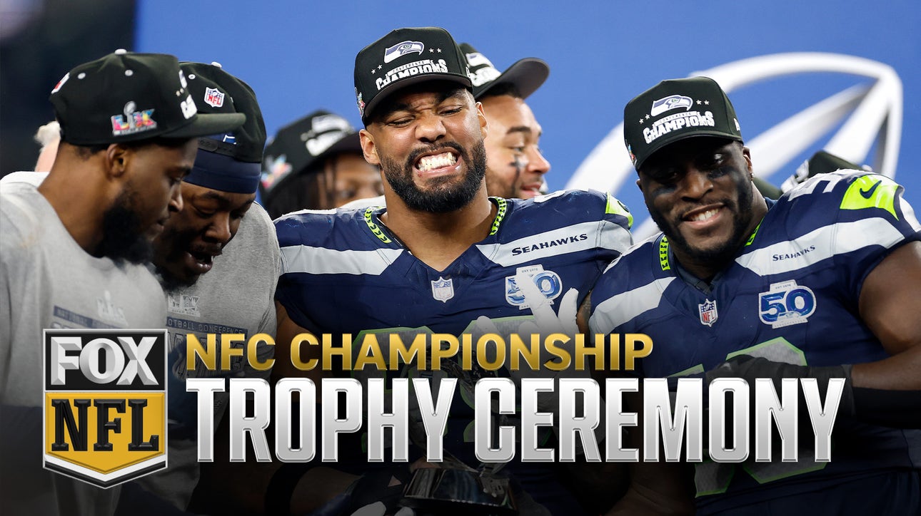 Seattle Seahawks' NFC Championship Trophy Ceremony | NFL on FOX