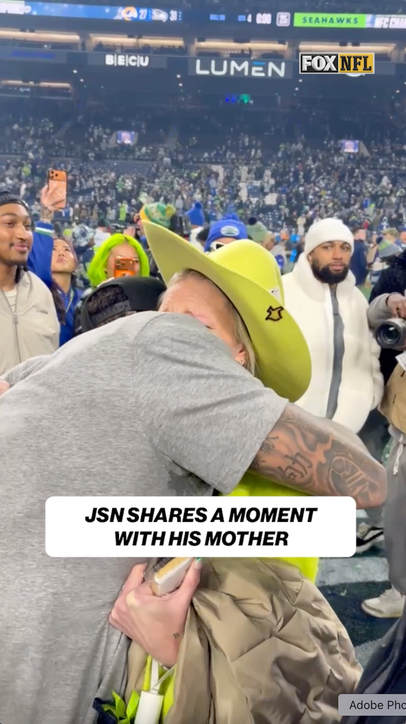 JSN shares a moment with his mom 🥹❤️