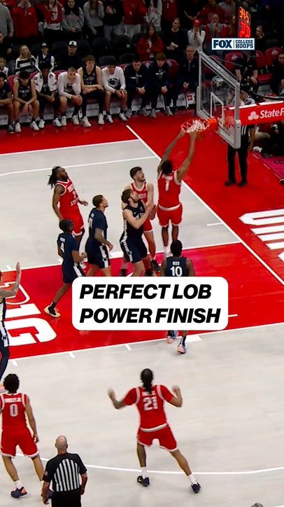 Perfect lob. NASTY finish. 🚀💥