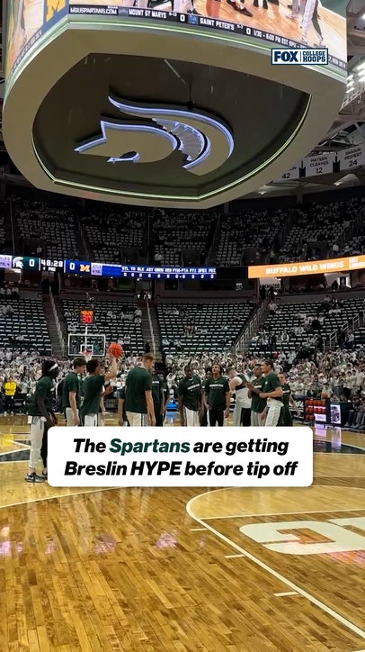 MSU Spartans are HYPED 🔥 