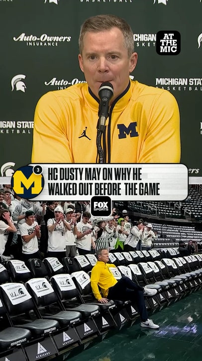Michigan HC Dusty May on going VIRAL 🤣 