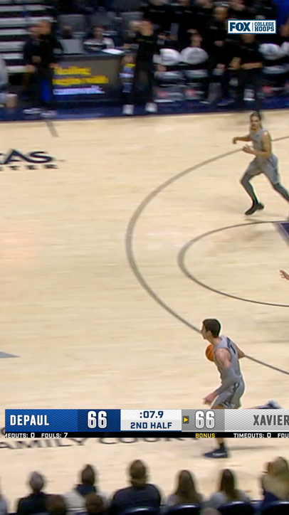 Filip Borovician pulls off the win at the BUZZER for Xavier sponsored by Jeep 