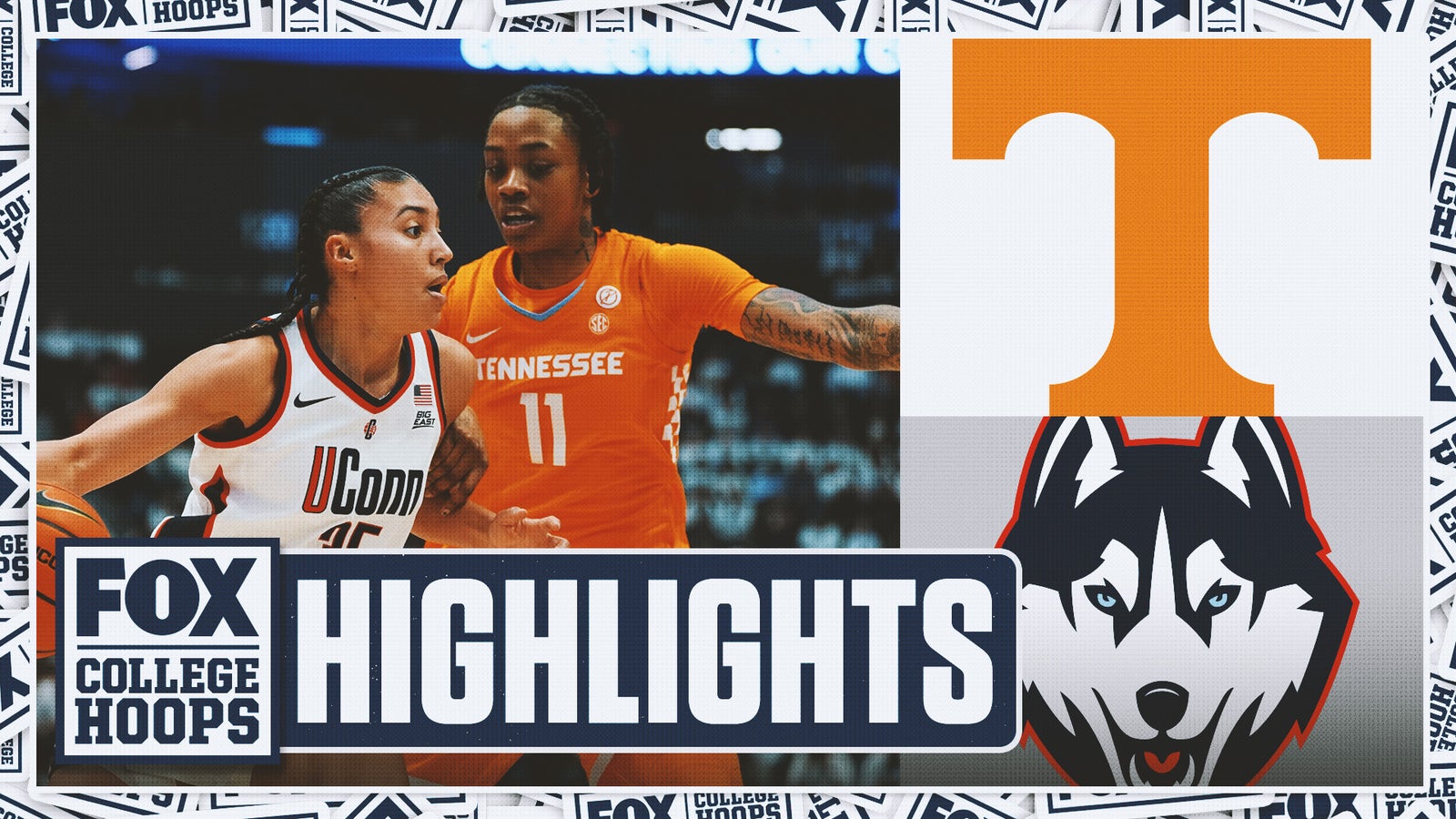 No. 15 Tennessee Lady Volunteers vs No. 1 UConn Huskies Highlights 🏀 FOX College Hoops