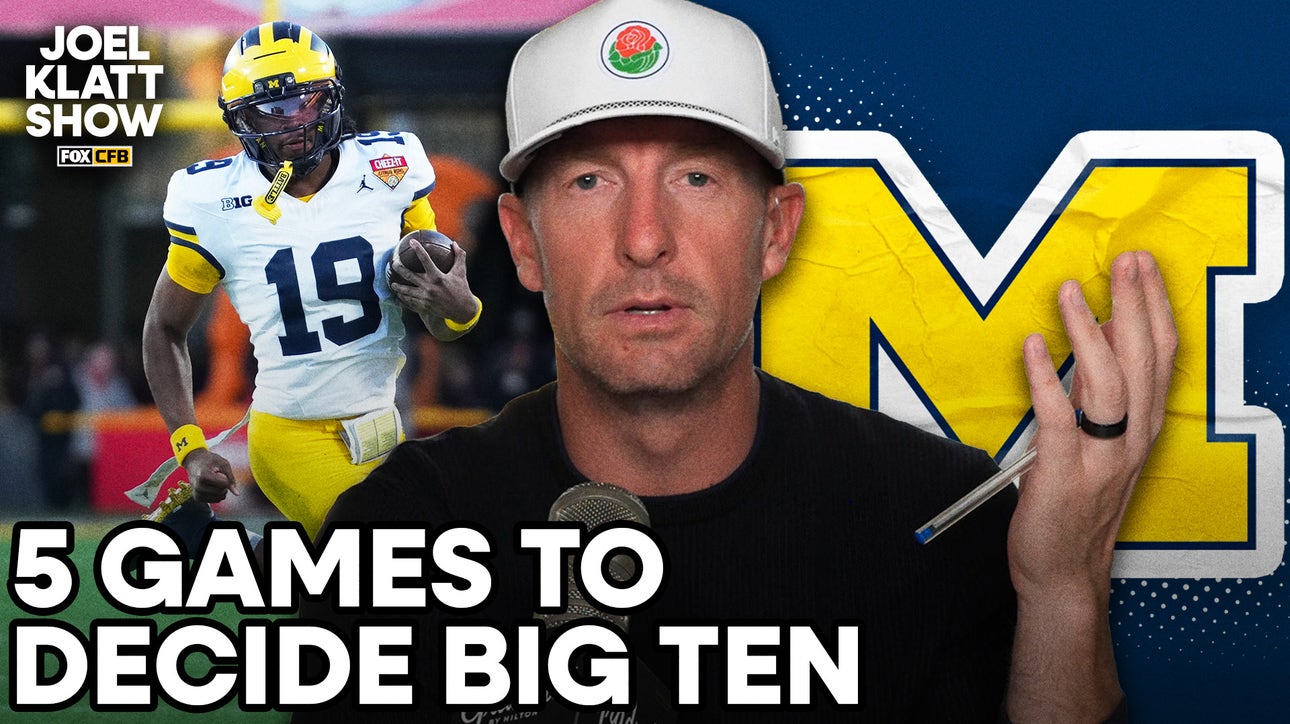 Joel Klatt's top five games that will decide the Big Ten 😤 Joel Klatt Show 