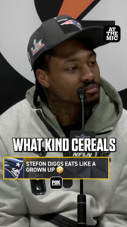 Stefon Diggs eats cereal like a grown up 🤯 