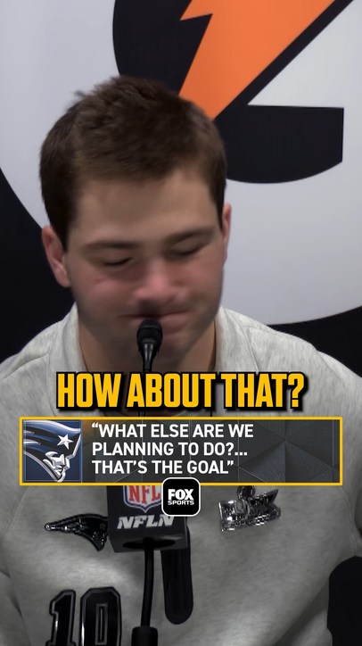 Is Drake Maye planning to win the Super Bowl? 🤔